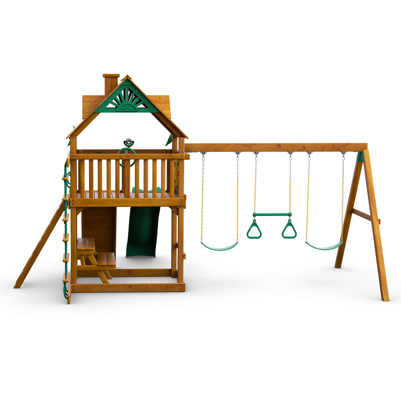 Gorilla Playsets Chateau Swing Set & Reviews Wayfair